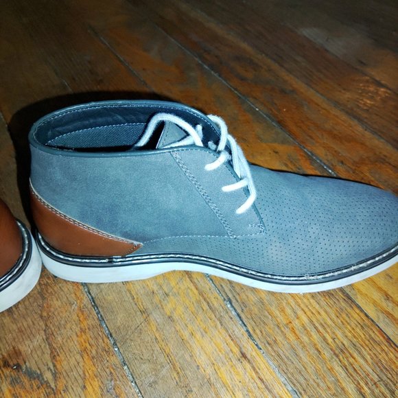 JF Ferrar SZ 7.5 Mens Grey Shoes - Picture 3 of 4